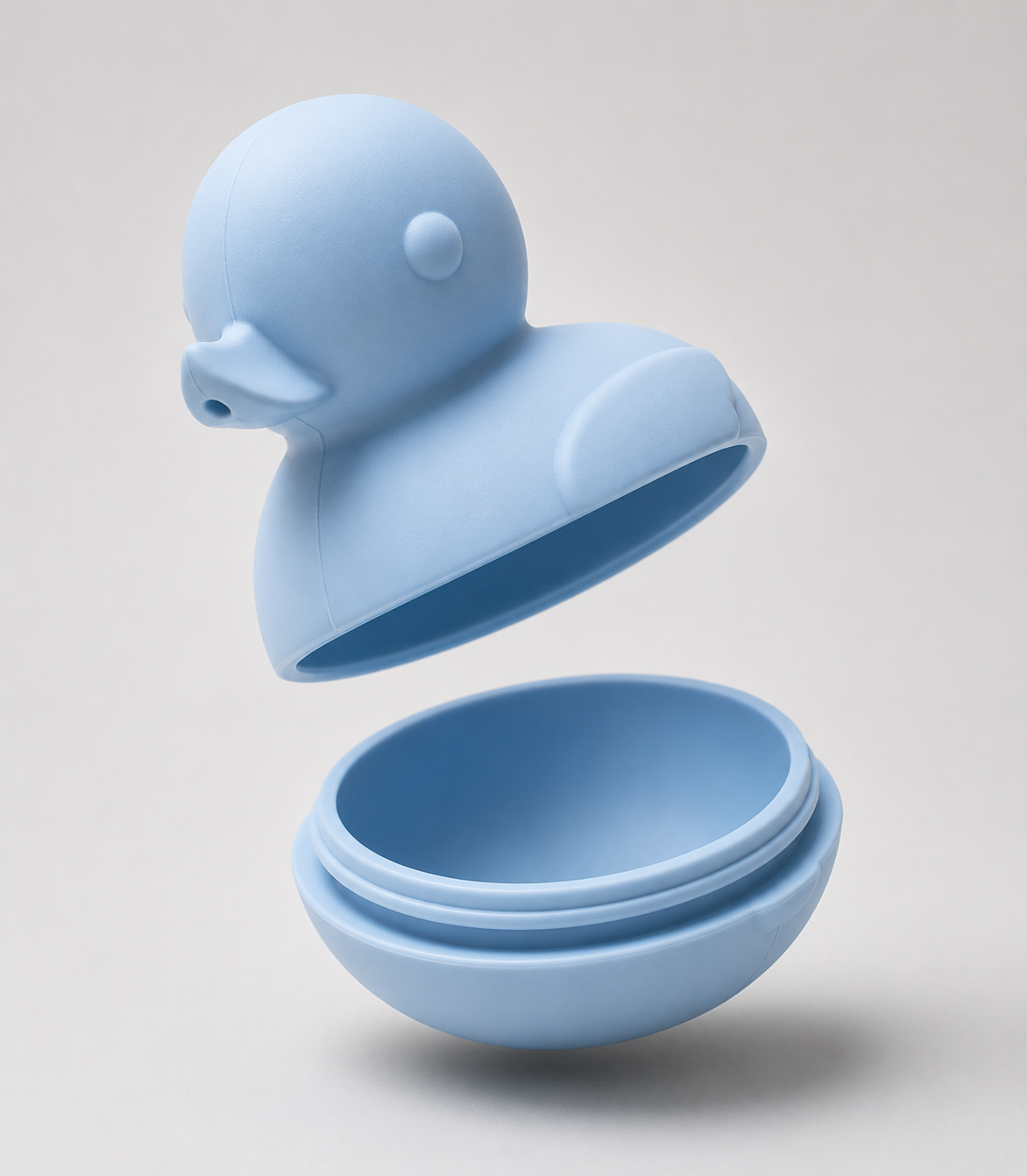 EARTHUGS– Badeend Nia – Blauw – Hygiënisch & Vaatwasserproof