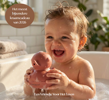 EARTHUGS– Badeend Ruby – Rood / Roze – Hygiënisch & Vaatwasserproof