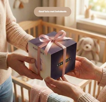 EARTHUGS– Badeend Ruby – Rood / Roze – Hygiënisch & Vaatwasserproof