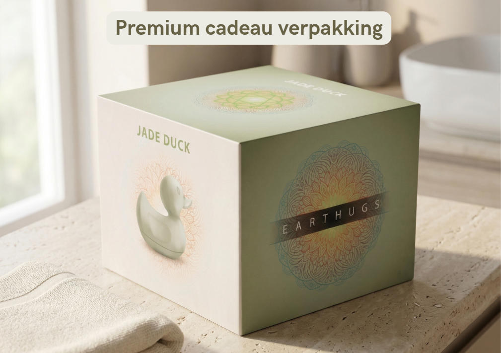 EARTHUGS– Badeend Jade – Groen – Hygiënisch & Vaatwasserproof