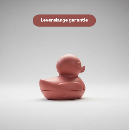 EARTHUGS– Badeend Ruby – Rood / Roze – Hygiënisch & Vaatwasserproof