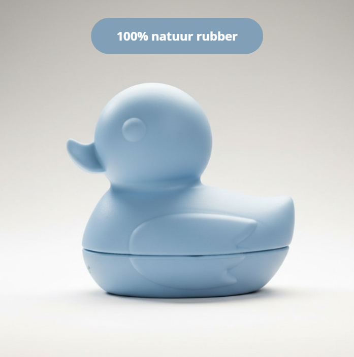 EARTHUGS– Badeend Nia – Blauw – Hygiënisch & Vaatwasserproof