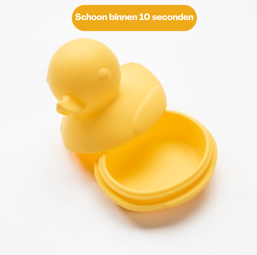 EARTHUGS– Badeend Lumi – Geel – Hygiënisch & Vaatwasserproof