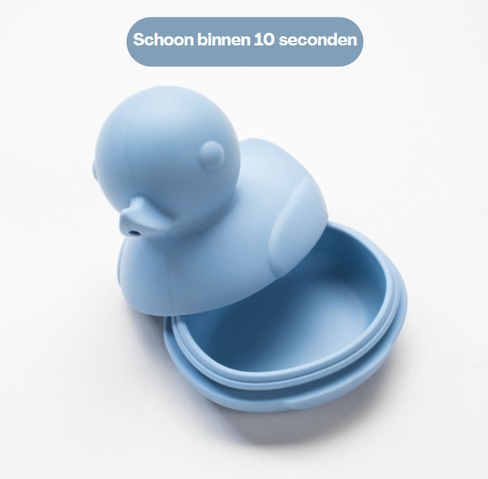 EARTHUGS– Badeend Nia – Blauw – Hygiënisch & Vaatwasserproof