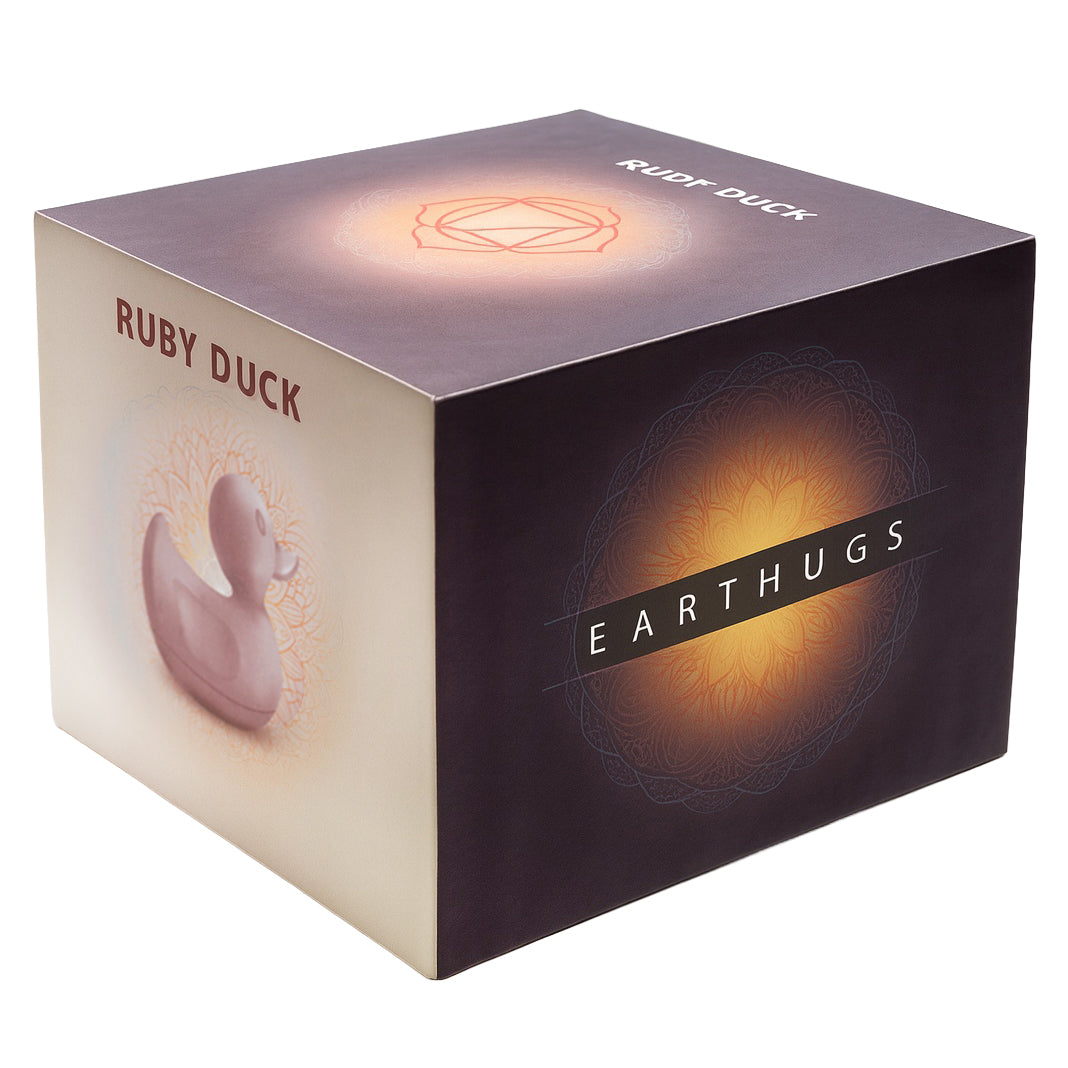 EARTHUGS– Badeend Ruby – Rood / Roze – Hygiënisch & Vaatwasserproof