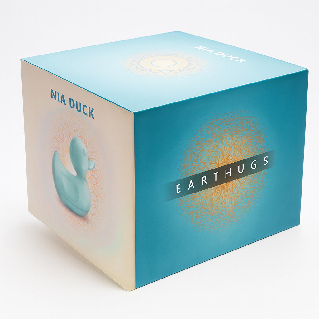 EARTHUGS– Badeend Nia – Blauw – Hygiënisch & Vaatwasserproof